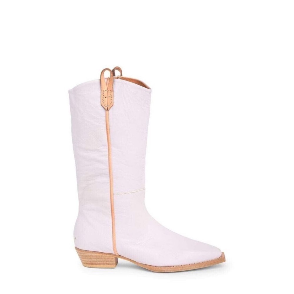 Free People! We The Free Montage Leather Tall Boots In Orchard Pale Purple NWOT! - Picture 7 of 9